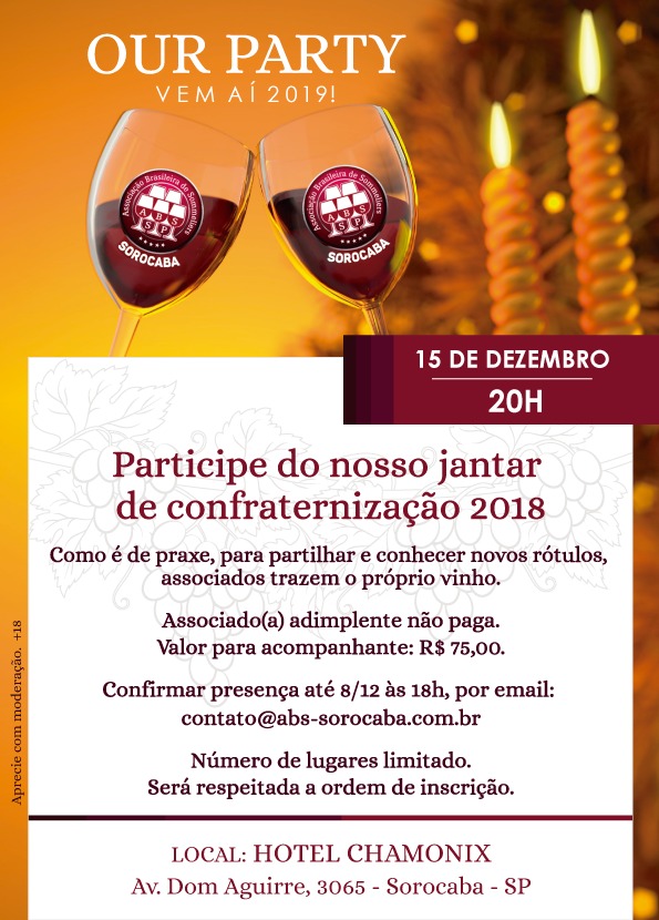 Jantar de Confraternização 2018 - ABS Sorocaba