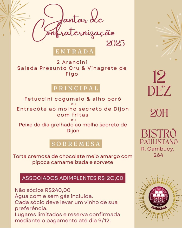Confraternização 2025