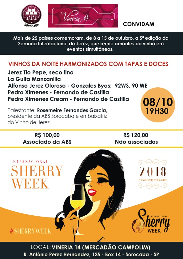 INTERNATIONAL SHERRY WEEK 2018